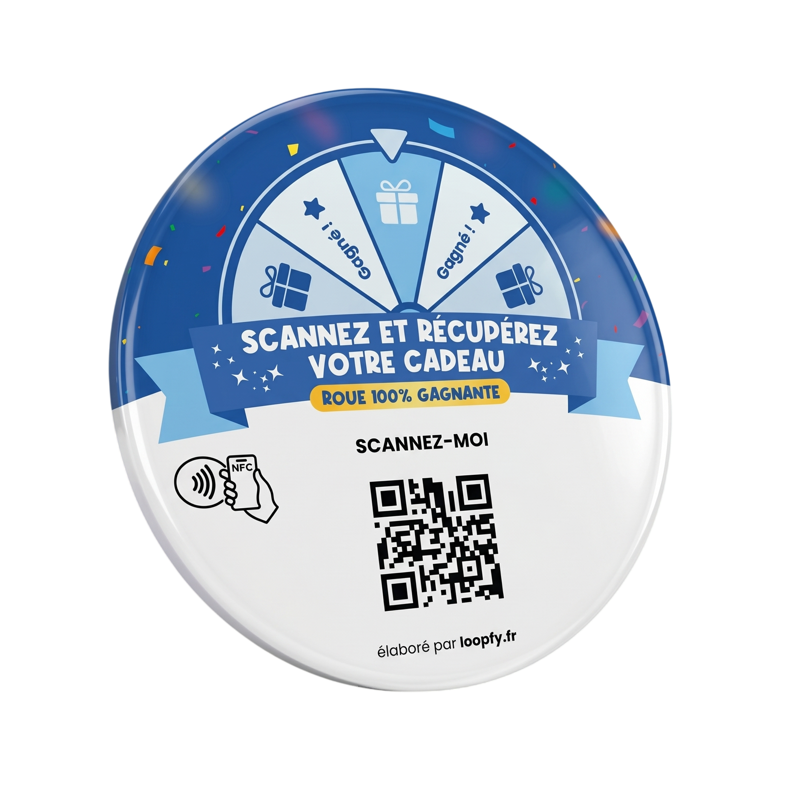 Badge rond Loopfy